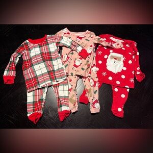 Carter’s 9 month baby girl Christmas Pajamas